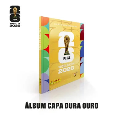Álbum Copa do Mundo 2026 - Capa dura ouro